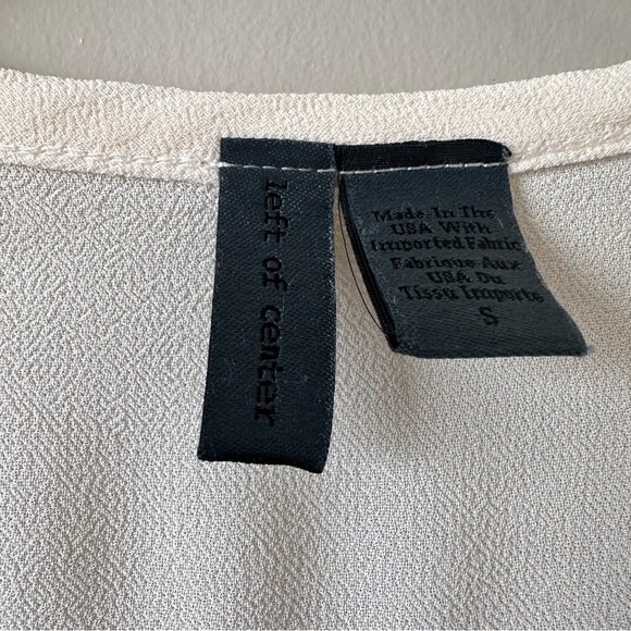 ANTHROPOLOGIE-LEFT Of Center “Avie” High Low Crepe Sleeveless Tank (Size:Small) - Picture 11 of 11